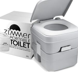 Toilet camping portable potty with flush