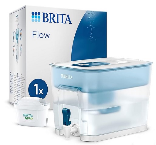 Brita Flow water filter tank with tap for long stays away from home
