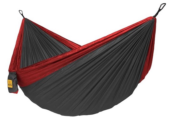 Camping Hammock that is very relaxing to use between trees in the outdoors