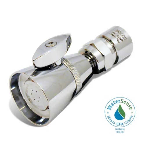 Bricor ultrmax low flow shower head